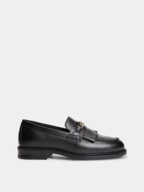 Туфли и лоферы Tommy Hilfiger TH CHAIN FRINGE LEATHER LOAFER модель FW0FW09668-BDS Фото