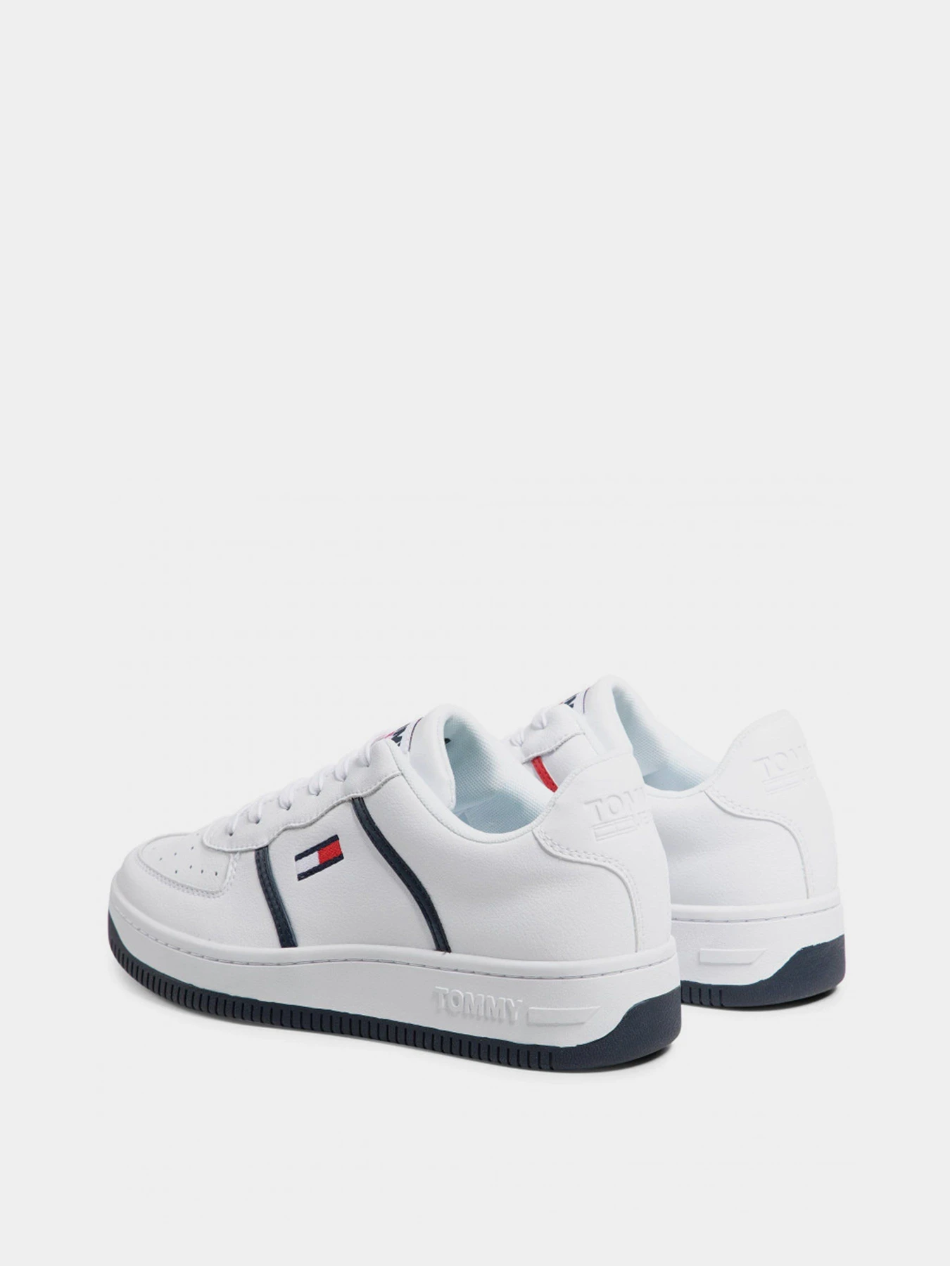 Кеды Tommy Hilfiger RWB Basket Cupsole модель EM0EM00696-YBR Кеды Tommy Hilfiger RWB Basket Cupsole модель EM0EM00696-YBR Фото