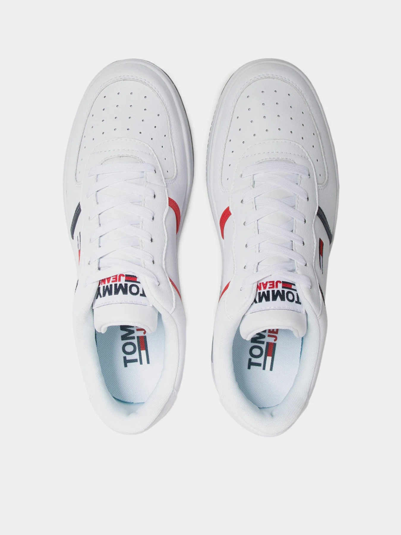 Кеды Tommy Hilfiger RWB Basket Cupsole модель EM0EM00696-YBR Кеды Tommy Hilfiger RWB Basket Cupsole модель EM0EM00696-YBR Фото