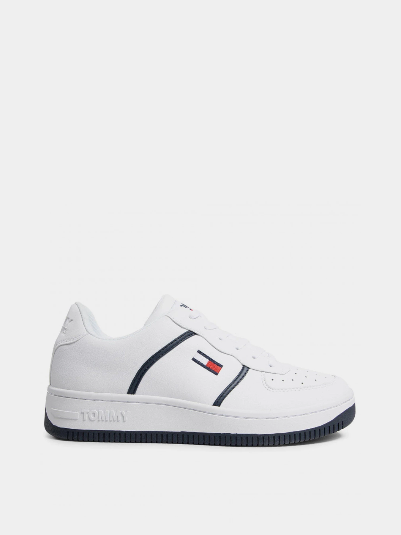 Кеды Tommy Hilfiger RWB Basket Cupsole модель EM0EM00696-YBR Кеды Tommy Hilfiger RWB Basket Cupsole модель EM0EM00696-YBR Фото