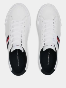 Кеды Tommy Hilfiger CORPORATE LEATHER SNEAKER модель FM0FM03397-YBR Фото