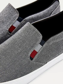 Слипоны и мокасины Tommy Hilfiger Essential Chambray Vulc модель FM0FM03473-BDS Фото