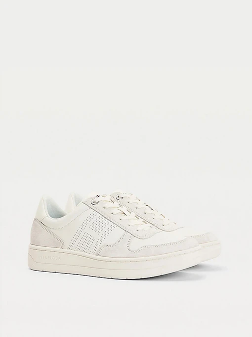 Кеди Tommy Hilfiger Leather Perforated Flag модель FM0FM03608-YBL Фото