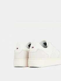 Кеды Tommy Hilfiger Leather Perforated Flag модель FM0FM03608-YBL Фото