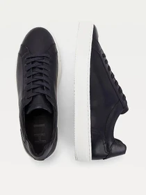 Кеды Tommy Hilfiger Debossed Logo Cupsole Leather модель FM0FM03634-DW5 Фото