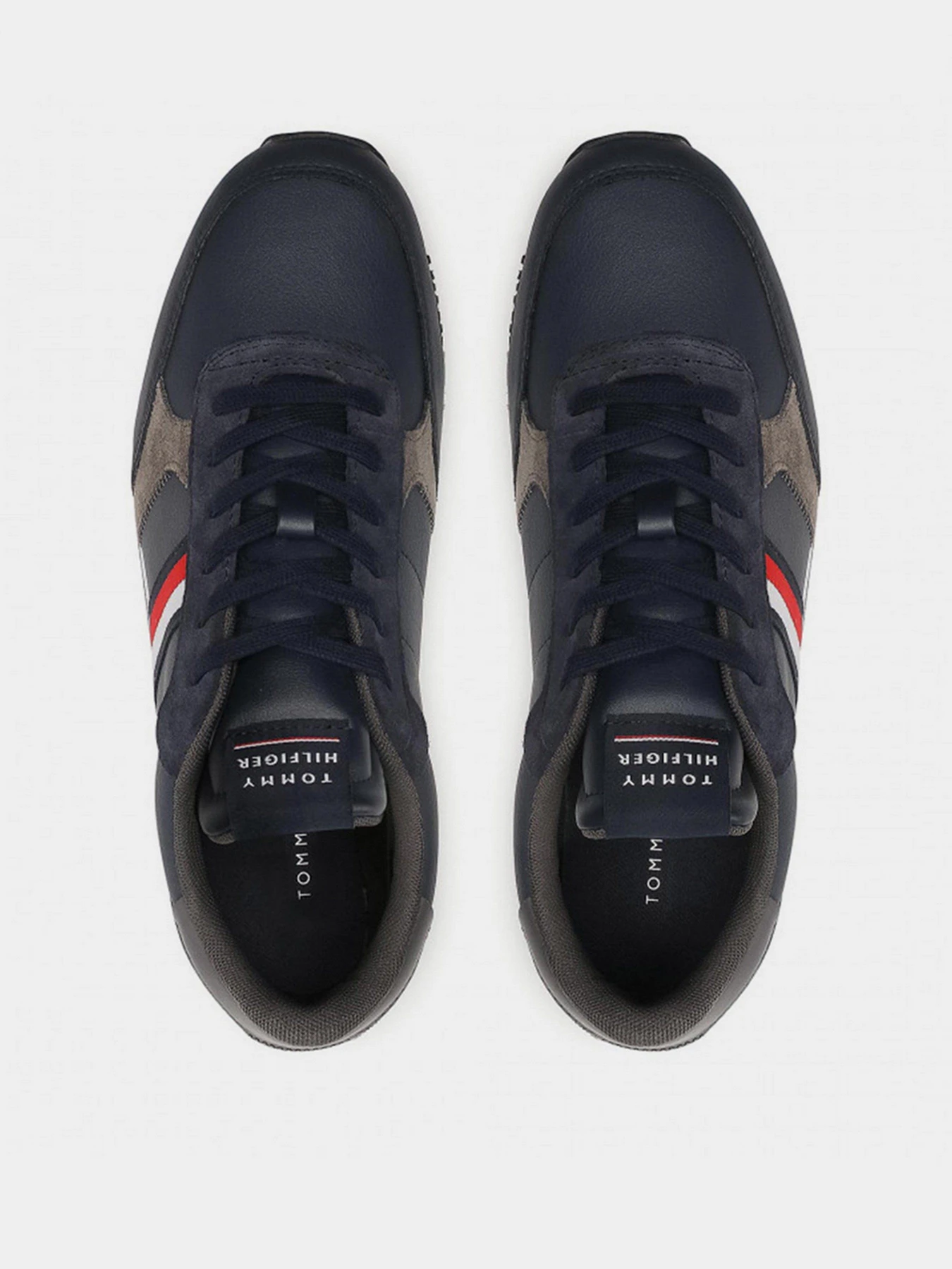 Кроссовки Tommy Hilfiger Runner Lo Leather Stripes модель FM0FM03632-DW5 Фото