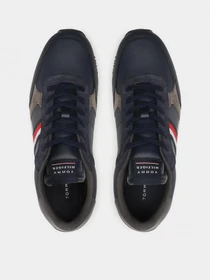 Кроссовки Tommy Hilfiger Runner Lo Leather Stripes модель FM0FM03632-DW5 Фото