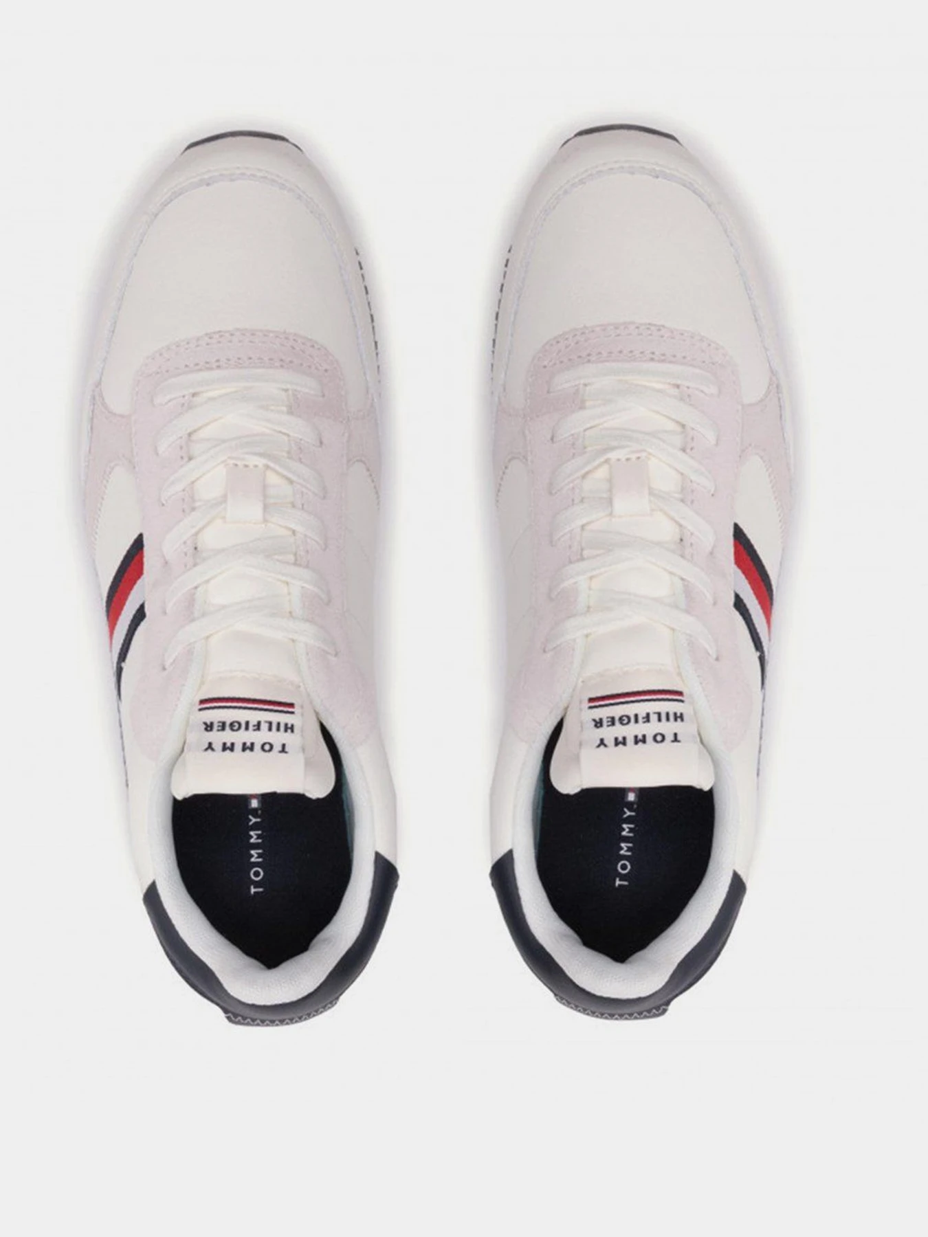 Кроссовки Tommy Hilfiger Runner Lo Leather Stripes модель FM0FM03632-YBL Фото