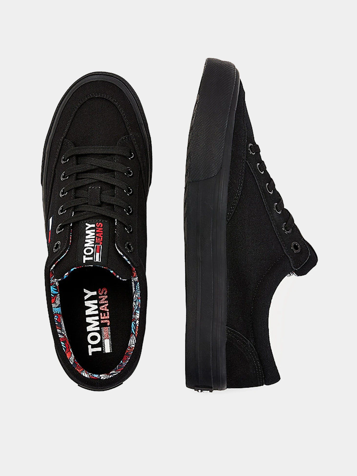 Кеды Tommy Hilfiger Contrast Trim Lace-Up Trainers модель EM0EM00735-BDS Кеды Tommy Hilfiger Contrast Trim Lace-Up Trainers модель EM0EM00735-BDS Фото