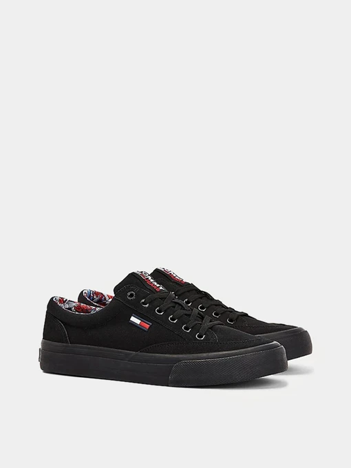 Кеды Tommy Hilfiger Contrast Trim Lace-Up Trainers модель EM0EM00735-BDS Фото