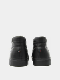 Кеды Tommy Hilfiger Corporate High Modern Vulc Lea модель FM0FM03740-BDS Фото