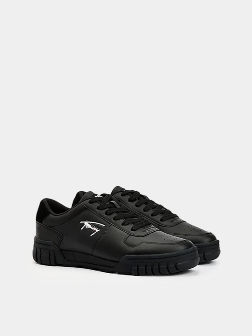 Кроссовки Tommy Hilfiger Retro Leather Cupsole модель EM0EM00808-BDS Фото