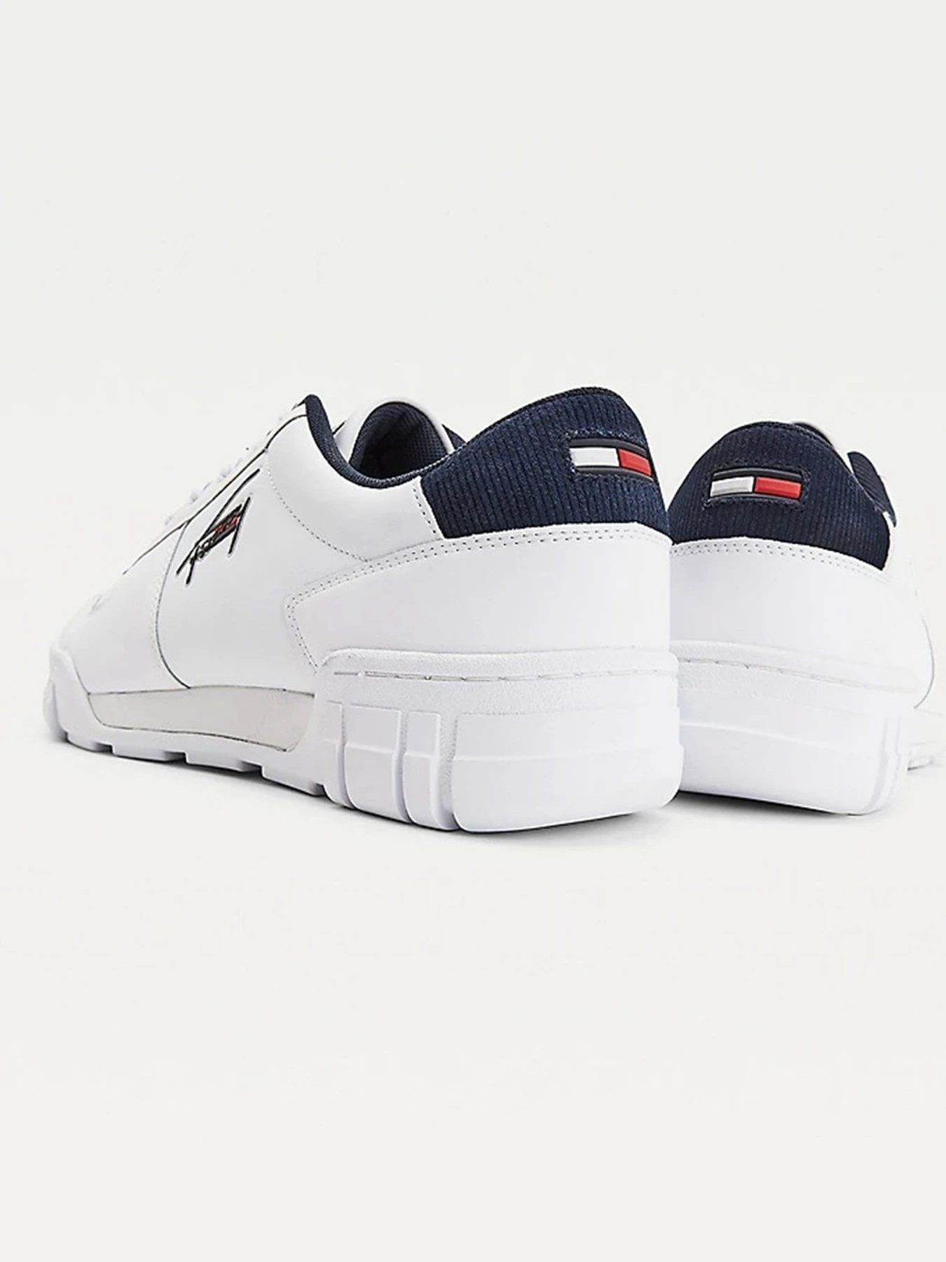 Кроссовки Tommy Hilfiger Retro Leather Cupsole модель EM0EM00808-YBR Фото