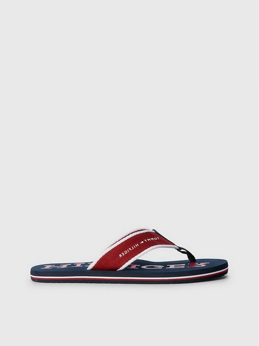 Шлёпанцы Tommy Hilfiger CLASSICS WEBBING LOGO FLIP-FLOPS модель FM0FM04617-0GY Фото