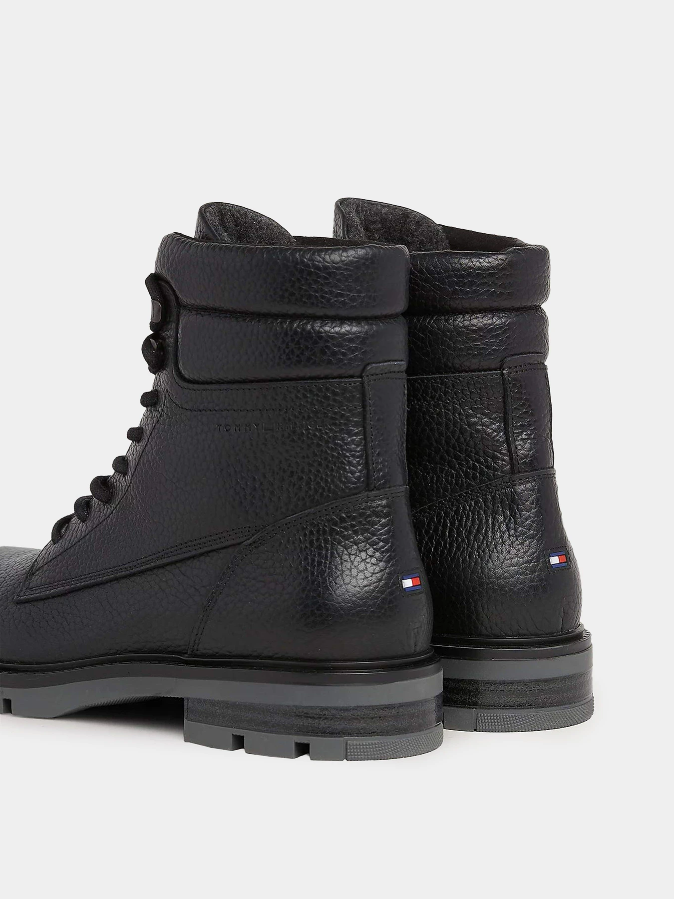 Ботинки и сапоги Tommy Hilfiger Warm Lined Leather Mid Boots модель FM0FM04802-BDS Фото