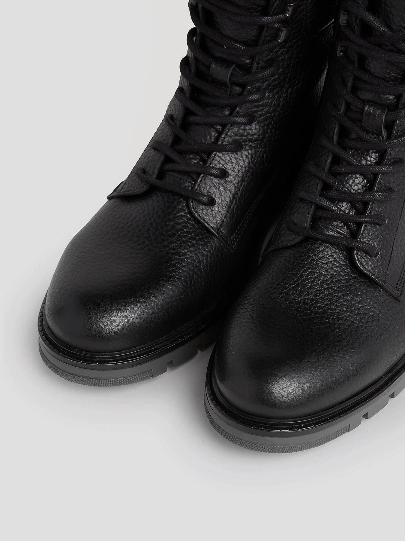 Ботинки и сапоги Tommy Hilfiger Warm Lined Leather Mid Boots модель FM0FM04802-BDS Фото