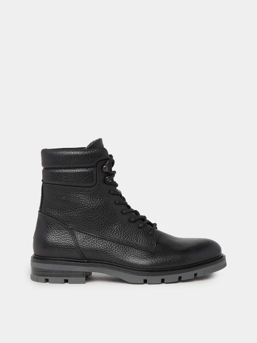 Черевики та чоботи Tommy Hilfiger Warm Lined Leather Mid Boots модель FM0FM04802-BDS Фото