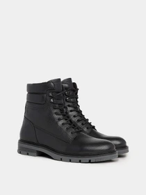 Ботинки и сапоги Tommy Hilfiger Warm Lined Leather Mid Boots модель FM0FM04802-BDS Фото