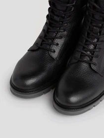 Ботинки и сапоги Tommy Hilfiger Warm Lined Leather Mid Boots модель FM0FM04802-BDS Фото