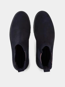 Ботинки и сапоги Tommy Hilfiger Signature Tape Suede Chelsea Ankle Boots модель FM0FM04803-DW5 Фото