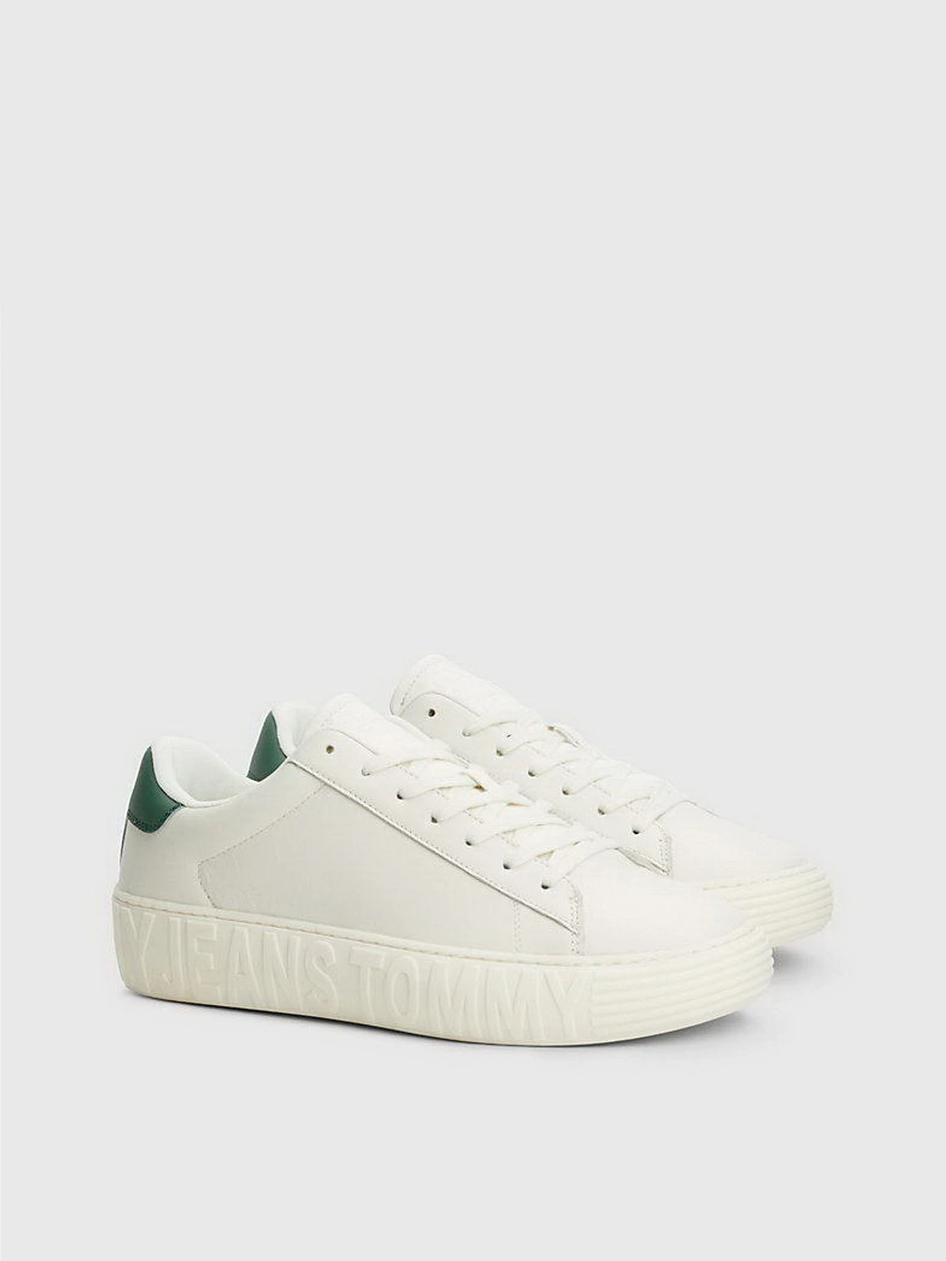 Кеди Tommy Hilfiger Leather Logo Cupsole Trainers модель EM0EM01213-YBI Кеди Tommy Hilfiger Leather Logo Cupsole Trainers модель EM0EM01213-YBI Фото