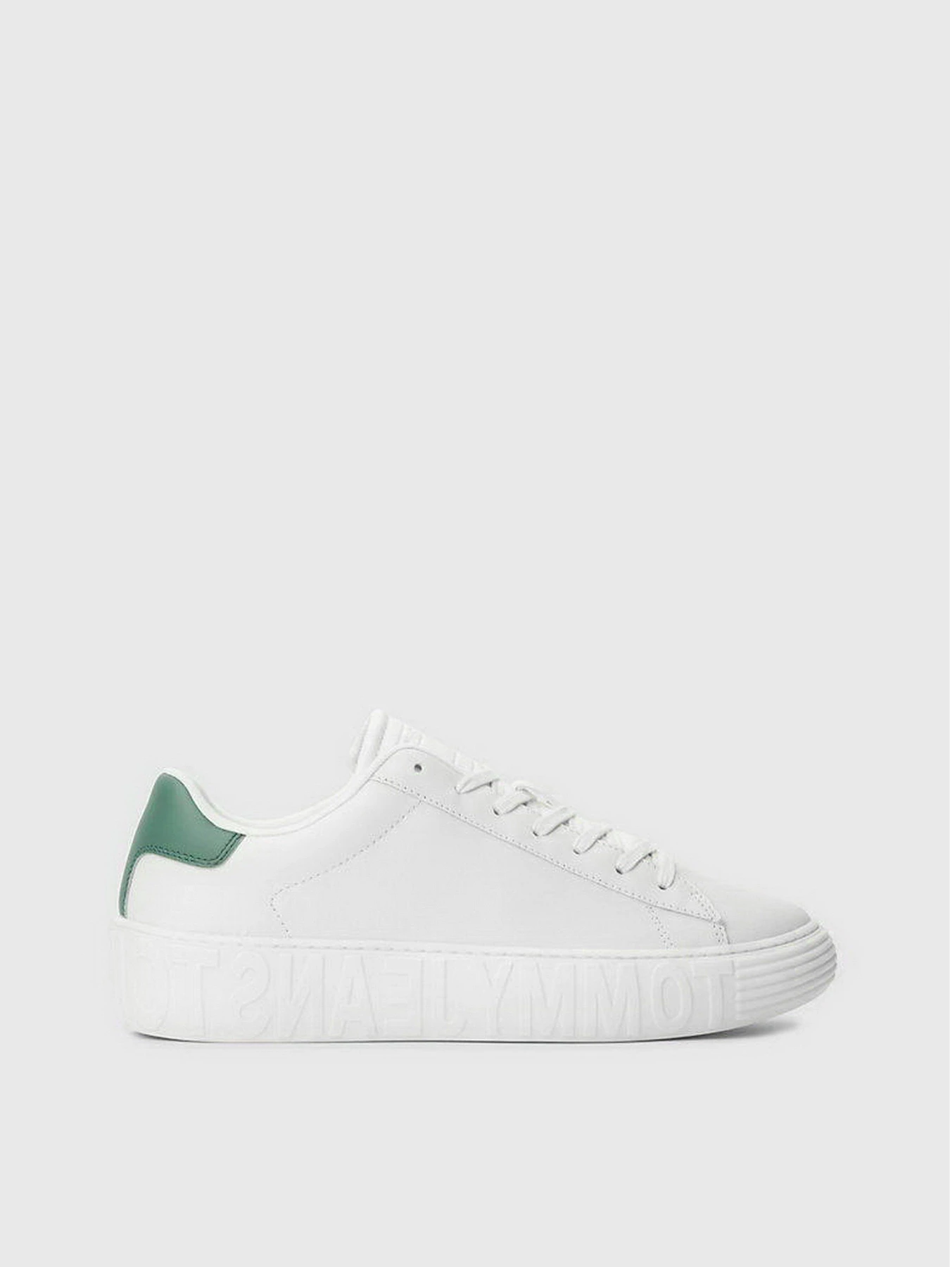 Кеди Tommy Hilfiger Leather Logo Cupsole Trainers модель EM0EM01213-YBI Кеди Tommy Hilfiger Leather Logo Cupsole Trainers модель EM0EM01213-YBI Фото