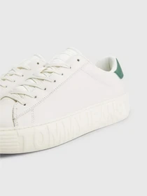 Кеди Tommy Hilfiger Leather Logo Cupsole Trainers модель EM0EM01213-YBI Фото
