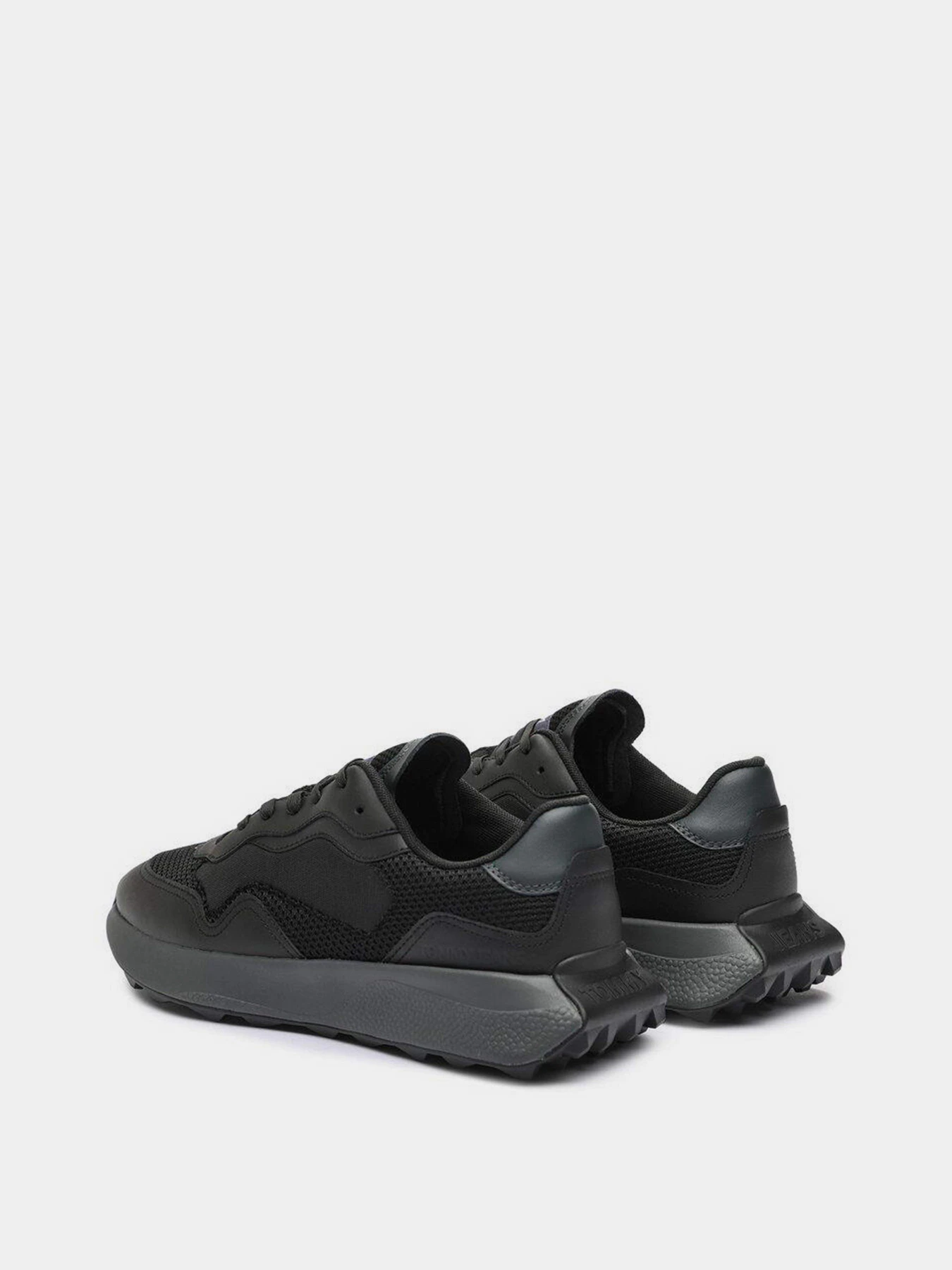 Кроссовки Tommy Hilfiger Mixed Texture Cleat Leather Runner Trainers модель EM0EM01259-BDS Кроссовки Tommy Hilfiger Mixed Texture Cleat Leather Runner Trainers модель EM0EM01259-BDS Фото