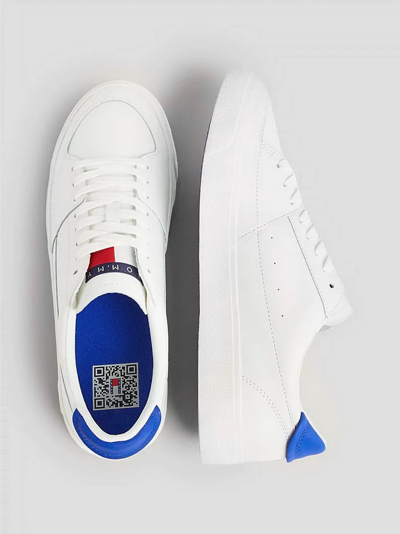 Кеды Tommy Hilfiger Contrast Heel Lace Up модель EM0EM01341-YBL Кеды Tommy Hilfiger Contrast Heel Lace Up модель EM0EM01341-YBL Фото