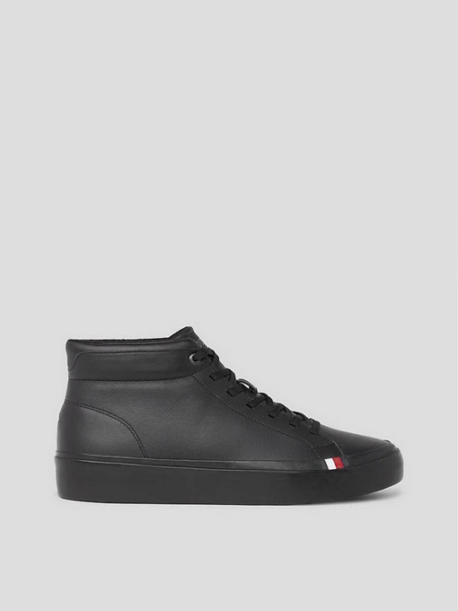 Кеди Tommy Hilfiger Modern Leather Mid-Top Trainers модель FM0FM04820-0GQ Фото