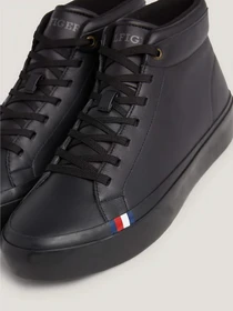 Кеди Tommy Hilfiger Modern Leather Mid-Top Trainers модель FM0FM04820-0GQ Фото