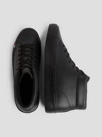 Кеди Tommy Hilfiger Modern Leather Mid-Top Trainers модель FM0FM04820-0GQ Фото
