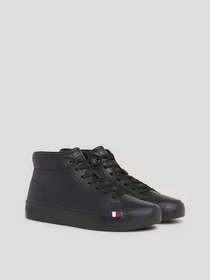 Кеди Tommy Hilfiger Modern Leather Mid-Top Trainers модель FM0FM04820-0GQ Фото