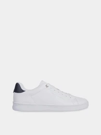 Кеды Tommy Hilfiger Contrast Heel Leather Cupsole Trainers модель FM0FM04829-YBS Фото