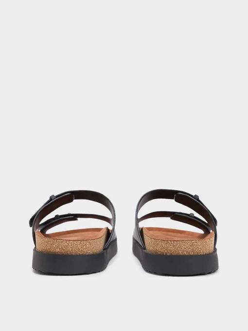 Шкіряні Чоловічі Шльопанці Tommy Hilfiger CORK ADJUSTABLE LTH SANDAL фото 3