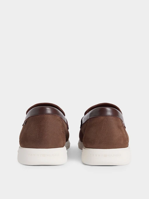 Шкіряні Чоловічі Лофери Tommy Hilfiger HILFIGER MIX NUBUCK LOAFER фото 3