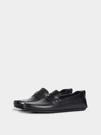 Слипоны и мокасины Tommy Hilfiger HILFIGER COIN LTH DRIVER модель FM0FM05925-BDS Фото