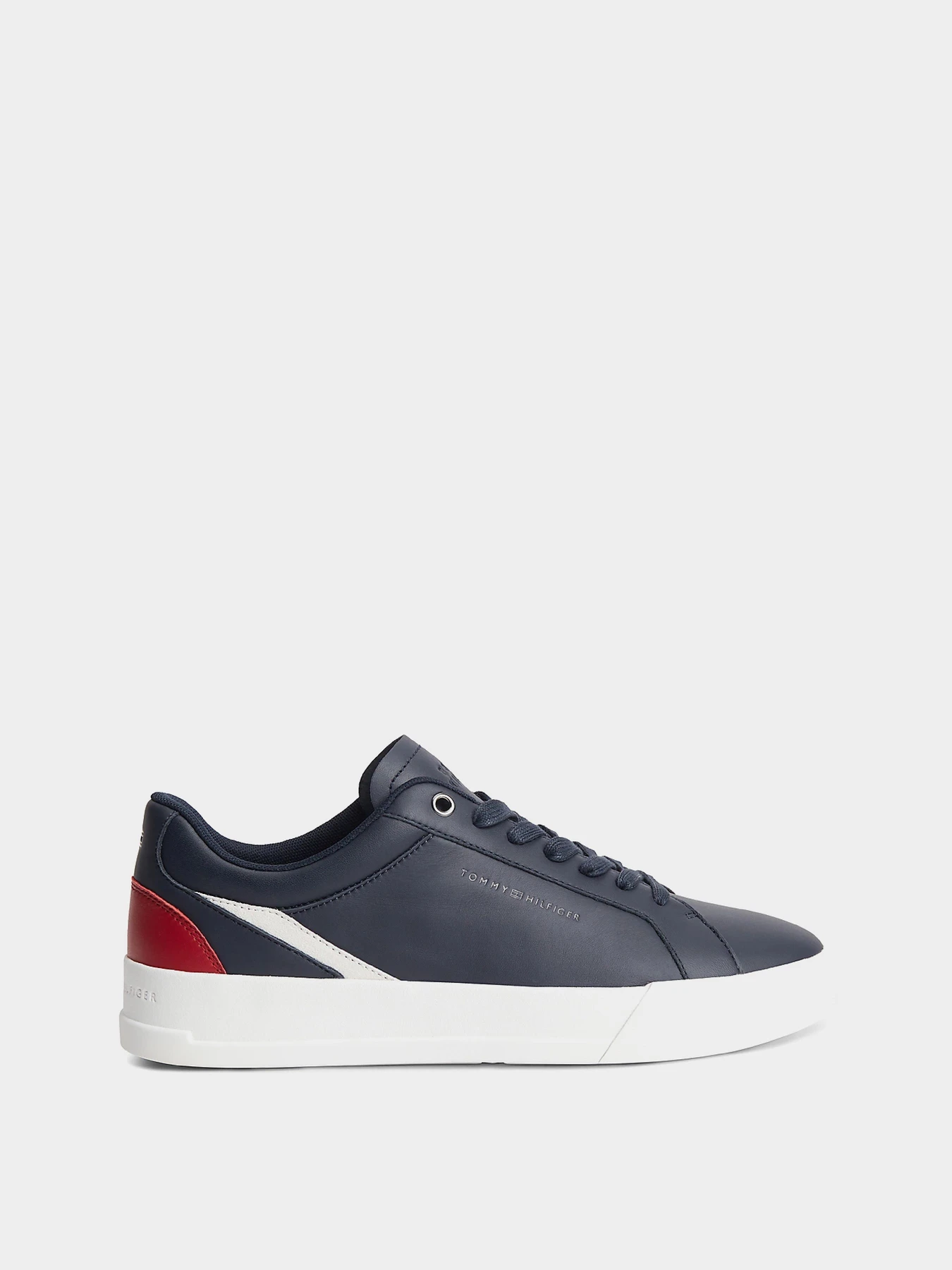 Кеды Tommy Hilfiger TH COURT PREMIUM LEATHER модель FM0FM05879-DW5 Кеды Tommy Hilfiger TH COURT PREMIUM LEATHER модель FM0FM05879-DW5 Фото