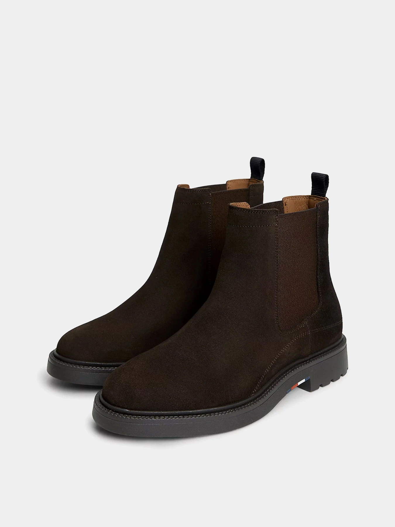 Ботинки и сапоги Tommy Hilfiger CORPORATE CASUAL SUEDE CHELSEA модель FM0FM05952-GT6 Фото