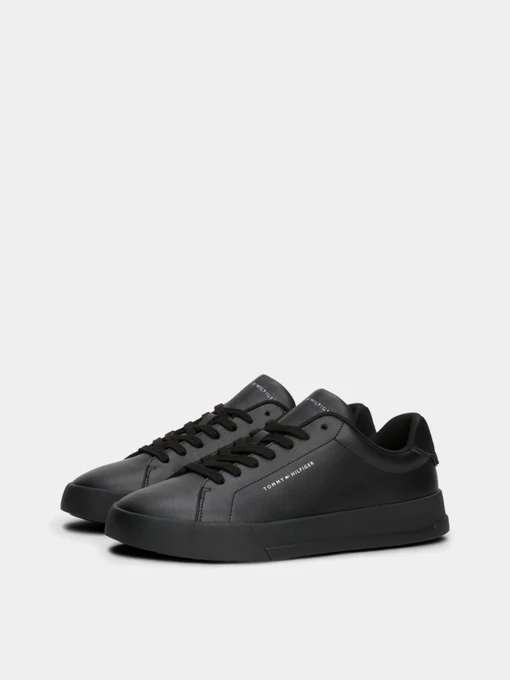 Шкіряні Чоловічі Кеди низькі Tommy Hilfiger TH COURT LTH DETAIL ESS фото 3