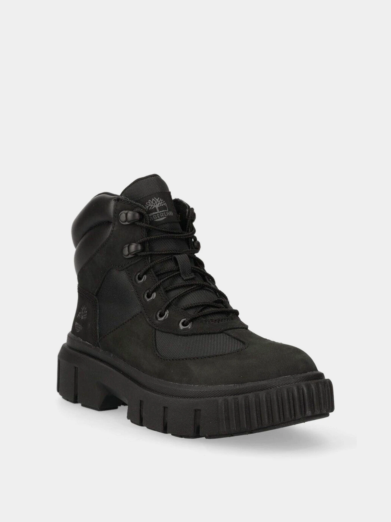Черевики та чоботи Timberland Greyfield Leather and Fabric Mid Hiker модель TB0A5ZD4001 Фото