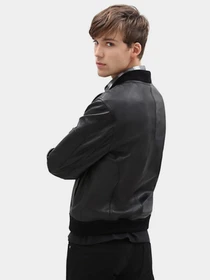 Куртки и дубленки Timberland Classic Leather Bomber модель TB0A1MYS001 Фото