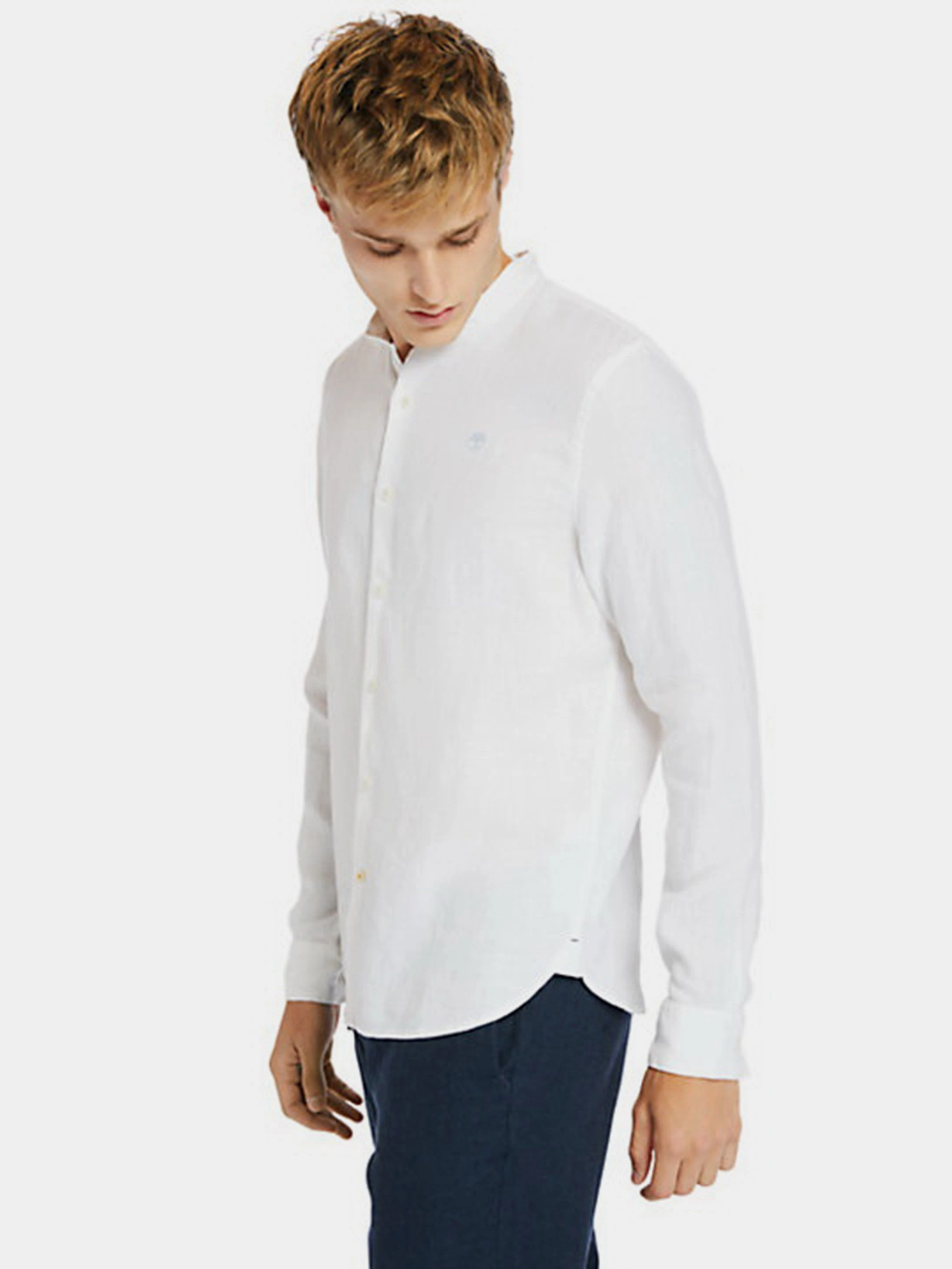 Лляна Чоловіча Сорочка повсякденна Timberland LS MILL RIVER LINEN фото 3