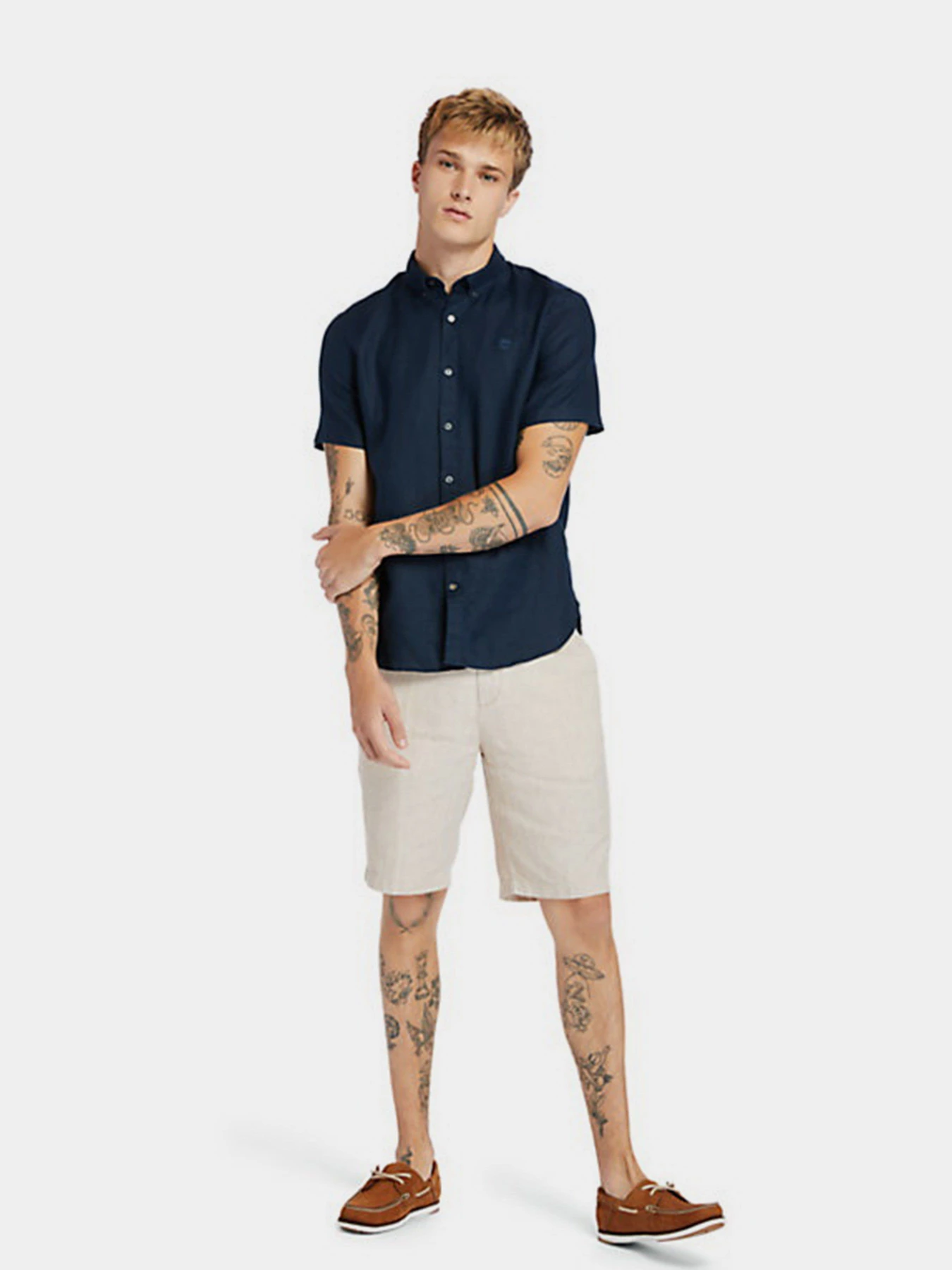 Рубашки Timberland Mill Brook Linen модель TB0A2DCC433 Рубашки Timberland Mill Brook Linen модель TB0A2DCC433 Фото