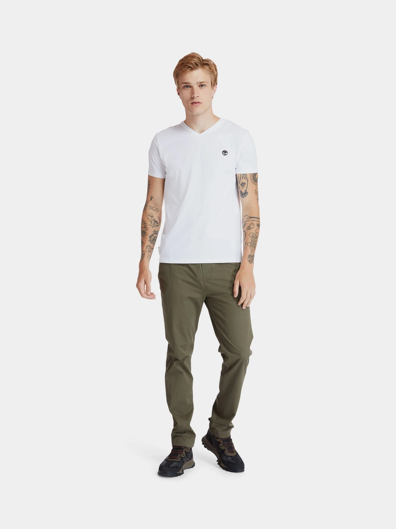 Футболки і поло Timberland Dunstan River V-Neck модель TB0A2BPT100 Фото