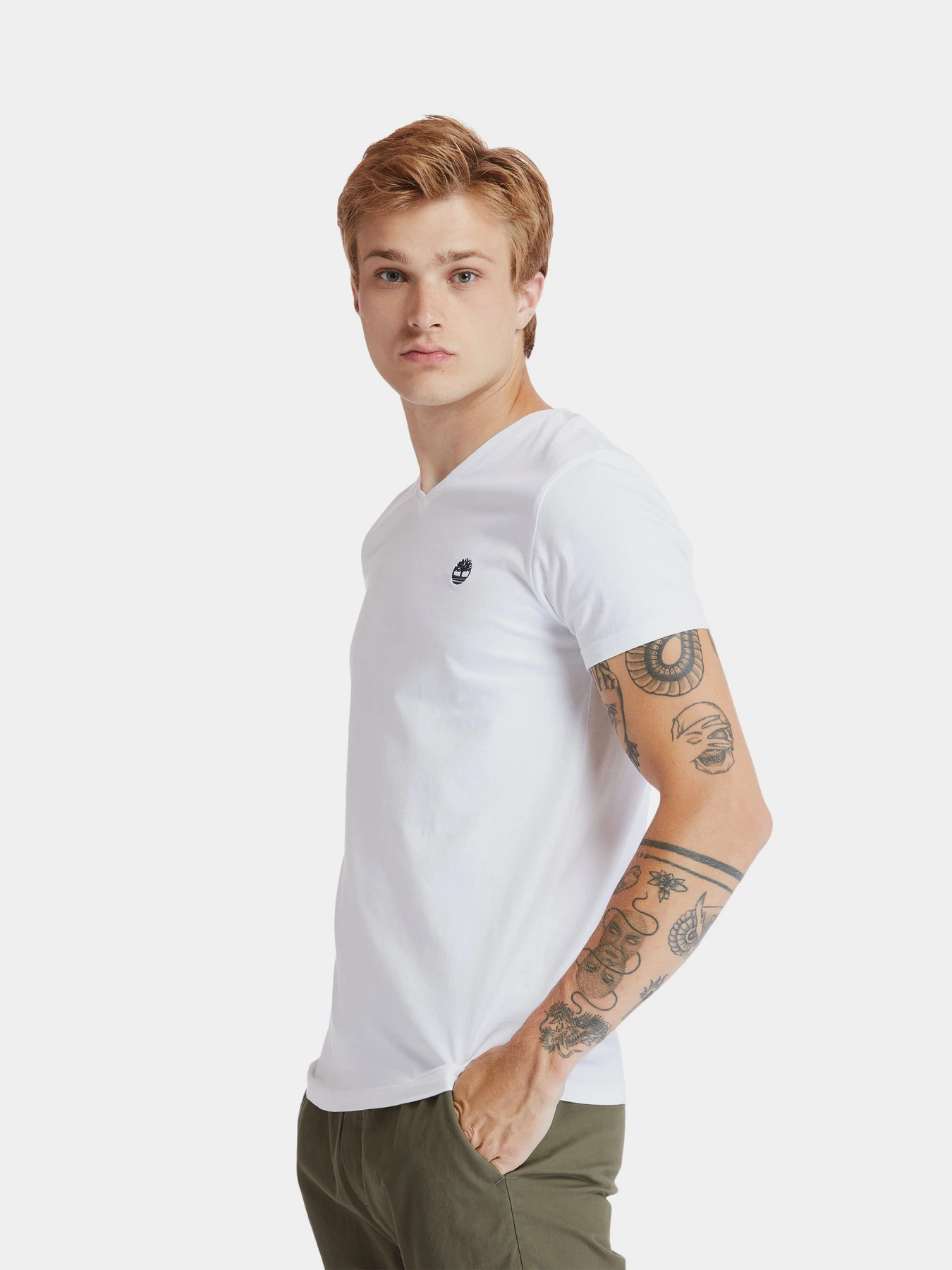 Футболки і поло Timberland Dunstan River V-Neck модель TB0A2BPT100 Фото