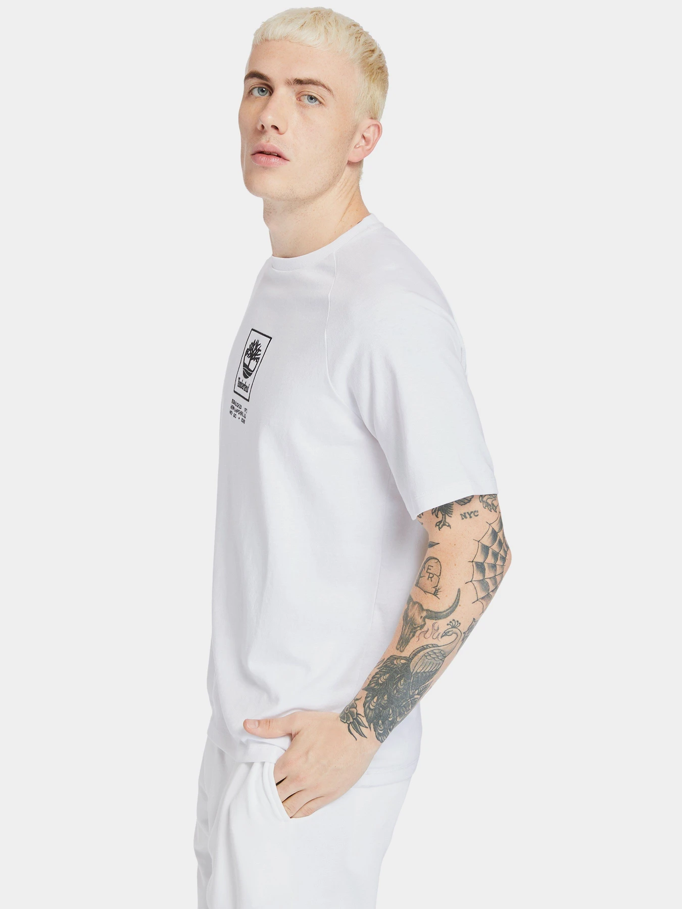 Футболки і поло Timberland Heavyweight Logo модель TB0A2DVY100 Футболки і поло Timberland Heavyweight Logo модель TB0A2DVY100 Фото