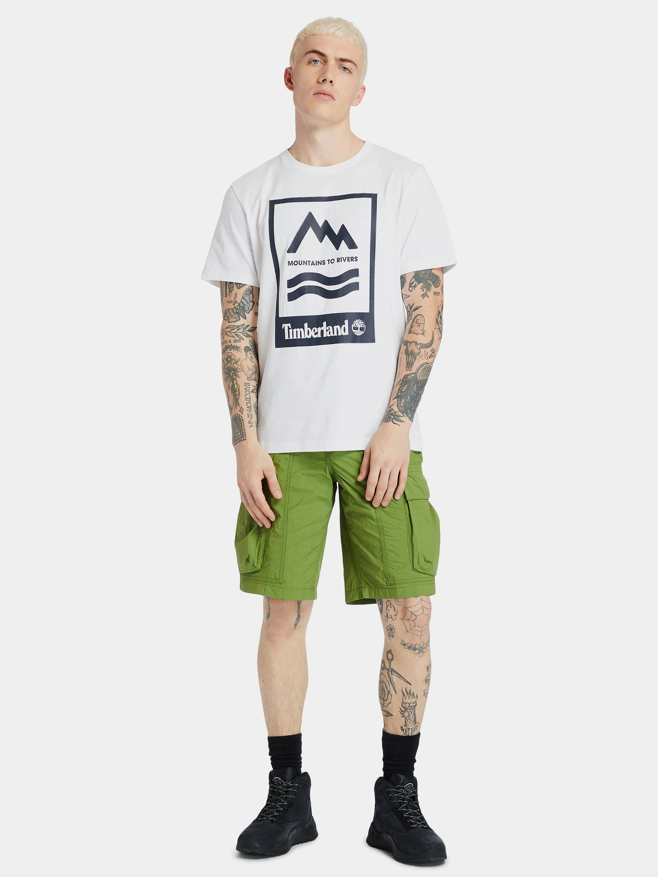 Футболки і поло Timberland Mountain-To-River модель TB0A2FNH100 Футболки і поло Timberland Mountain-To-River модель TB0A2FNH100 Фото