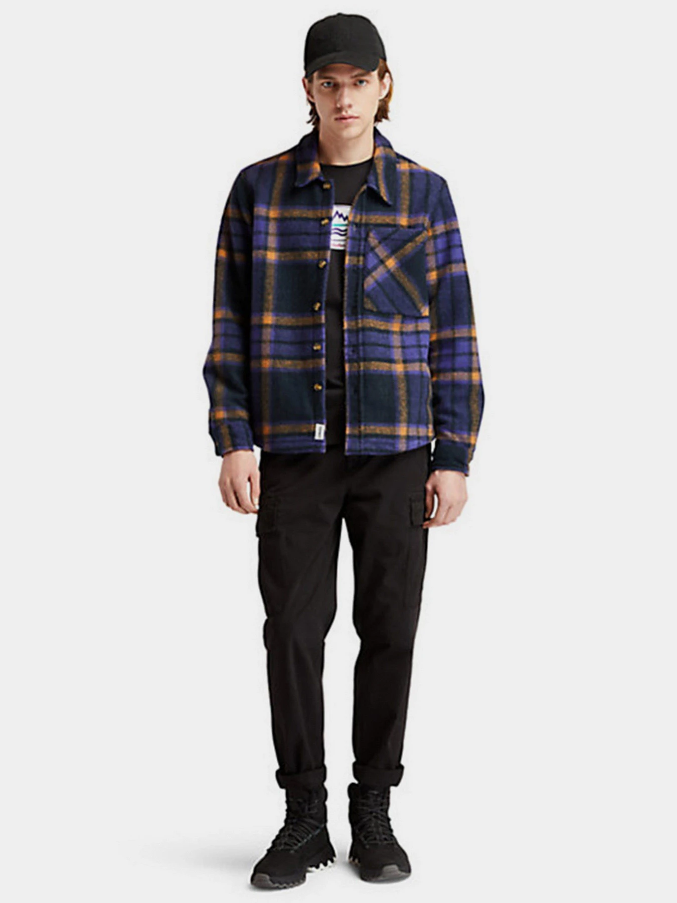 Рубашки Timberland Plaid Fleece модель TB0A22Y9CA5 Рубашки Timberland Plaid Fleece модель TB0A22Y9CA5 Фото