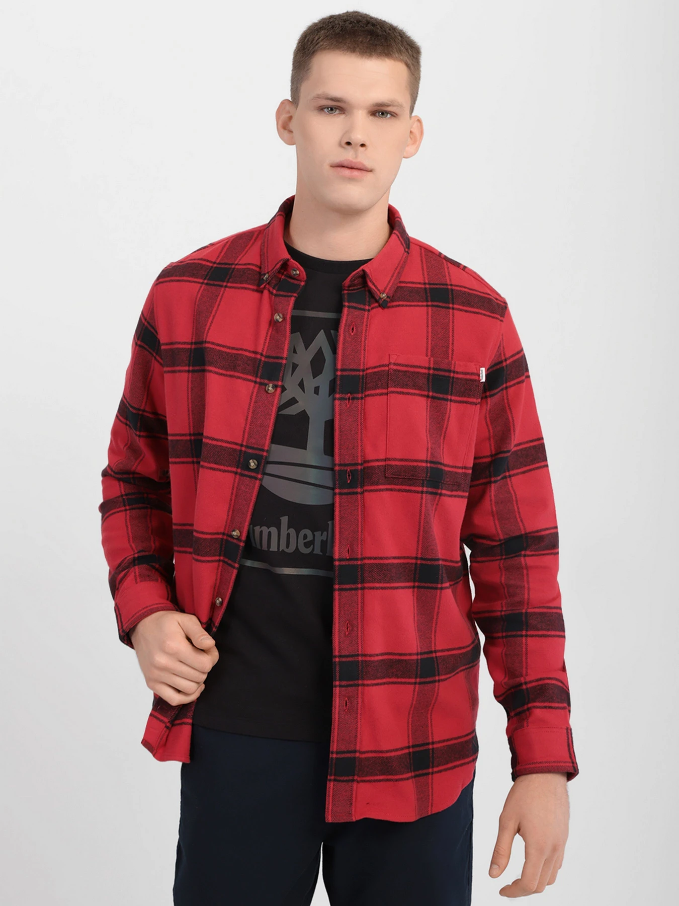 Рубашки Timberland Heavy Flannel Checked модель TB0A235UCA2 Рубашки Timberland Heavy Flannel Checked модель TB0A235UCA2 Фото